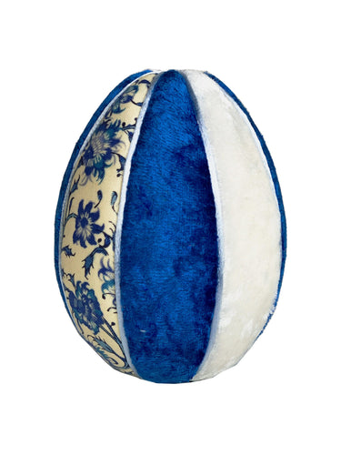 Society Egg - The Dutch Blue 12cm - A Bauble Affair
