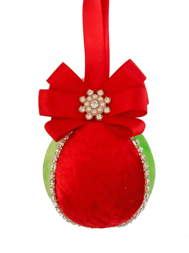 Red & Green Bauble - A Bauble Affair