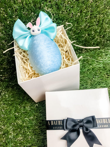Blue Easter Bunny Egg - Easter Gift Set - A Bauble Affair