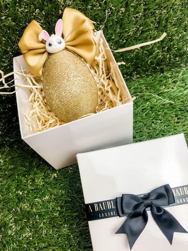 Gold Easter Bunny Egg - Easter Gift Set - A Bauble Affair