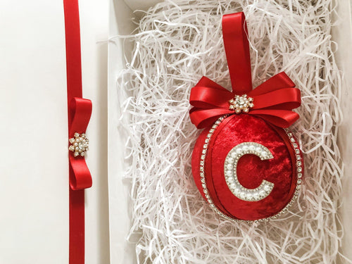 Personalised Large Red Bauble Gift Set - A Bauble Affair