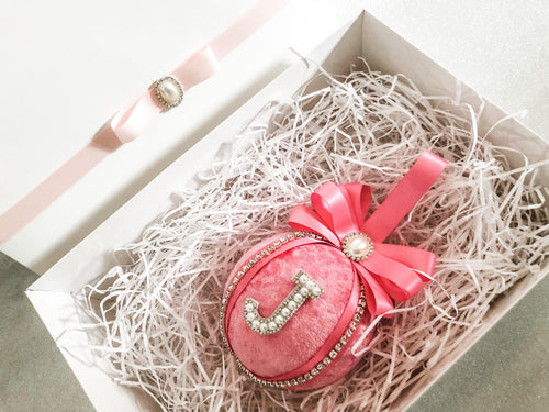 Personalised Large Hot Pink Bauble Gift Set - A Bauble Affair