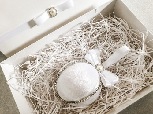 Large White Bauble Gift Set - A Bauble Affair