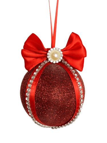 Sparkly Red Baubles - A Bauble Affair