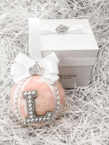 Personalised Pink Nursery Bauble Gift Set - A Bauble Affair