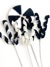 Load image into Gallery viewer, 15&quot; Black &amp; White Lollipop Picks - A Bauble Affair
