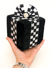 Load image into Gallery viewer, Black Checkered Present Decorations - A Bauble Affair
