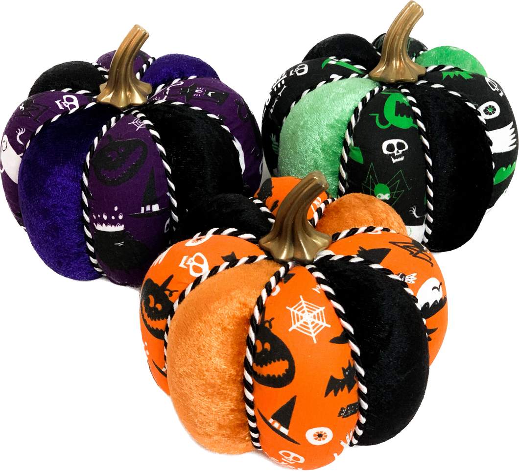 Set of 3 Spooky Pumpkins - Midnight Range