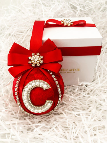 Personalised Red Bauble Gift Set - A Bauble Affair