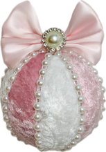 Load image into Gallery viewer, Pink &amp; White Candy Cane Decorations - A Bauble Affair
