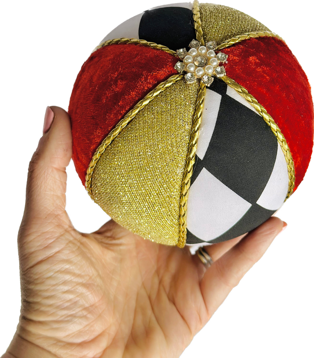 Large Royal Harlequin Baubles