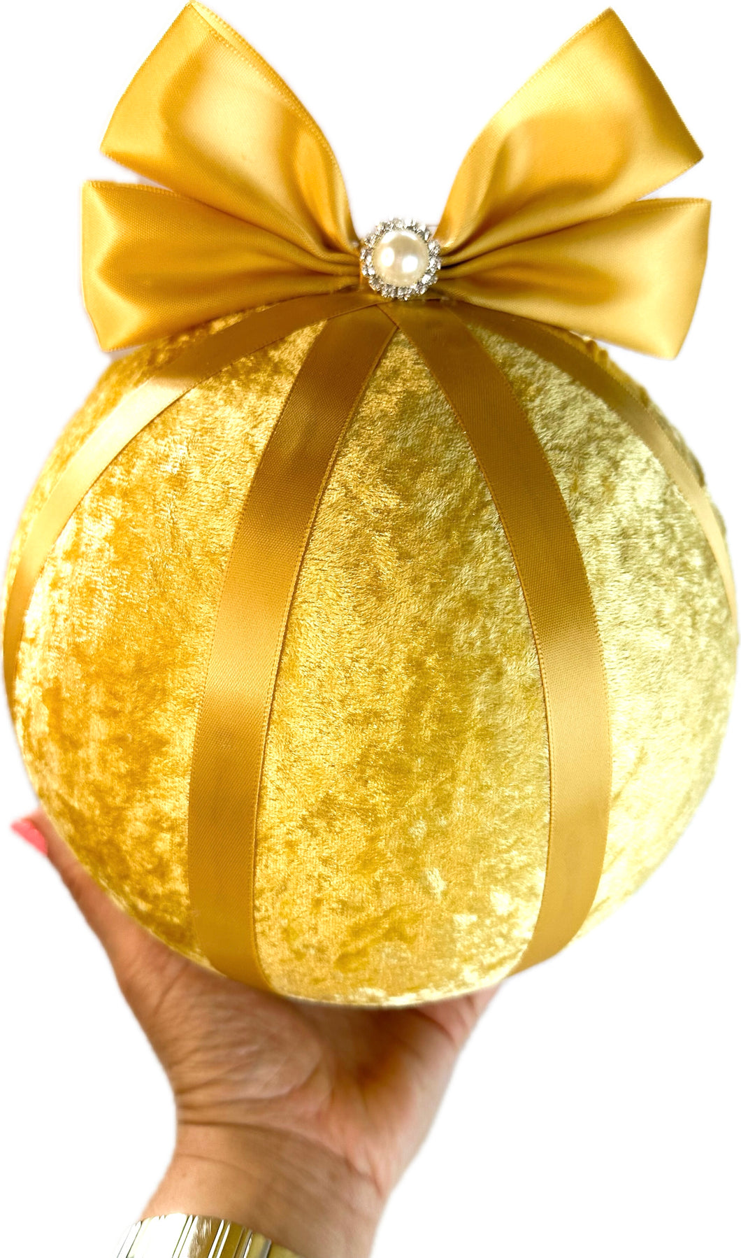 Extra Large Gold Baubles