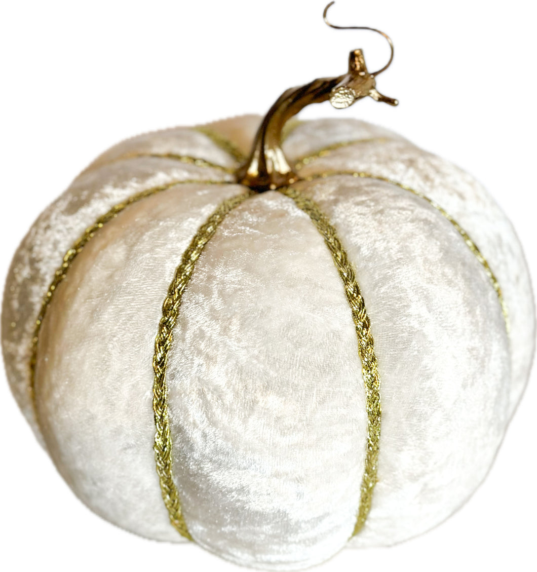 Large Ivory Pumpkin