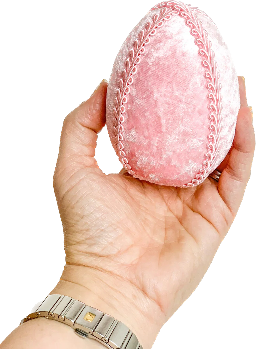 Large Easter Egg - Pastel Pink