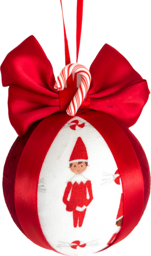 Elf Red & White Baubles - A Bauble Affair