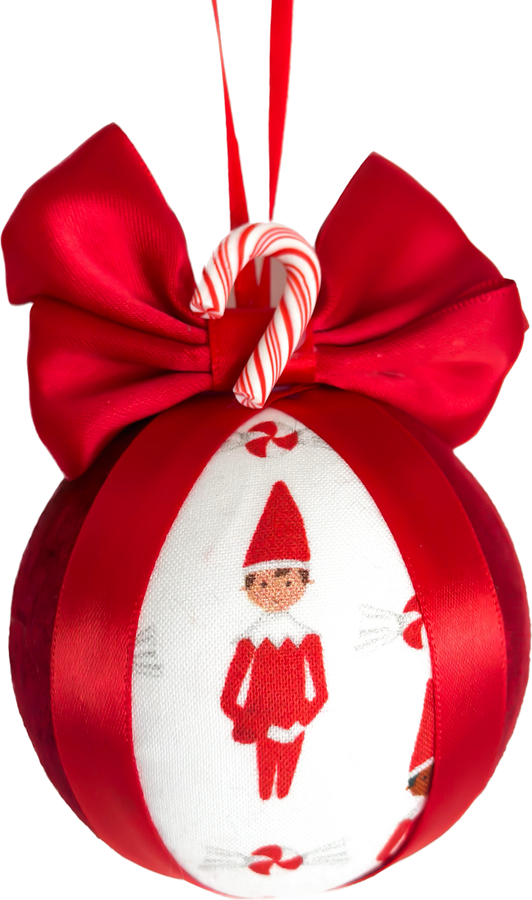 Elf Red & White Baubles - A Bauble Affair