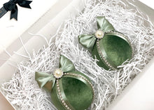 Load image into Gallery viewer, Sage Baubles - Set Of 2 - A Bauble Affair
