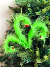 Load image into Gallery viewer, Furry Lime Green Grinch Monster Picks 16 Inch
