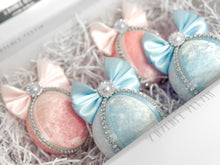 Load image into Gallery viewer, Pink &amp; Blue Pastel Baubles - Set Of 4 - A Bauble Affair
