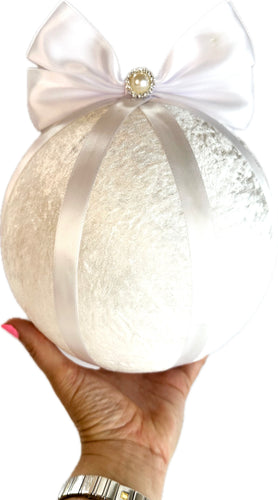 Extra Large White Baubles