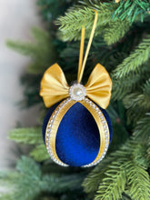 Load image into Gallery viewer, Navy Blue &amp; Gold Regency Baubles
