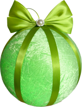 Load image into Gallery viewer, Extra Large Grinch Lime Green Baubles
