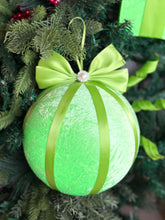 Load image into Gallery viewer, Extra Large Lime Green Grinch Baubles - XXXL
