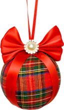 Load image into Gallery viewer, Tartan Red Baubles - A Bauble Affair
