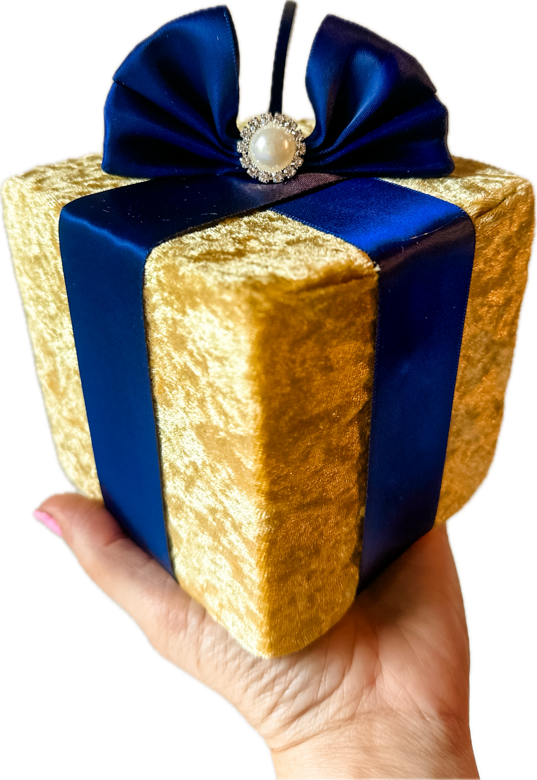 Gold & Navy Blue Presents