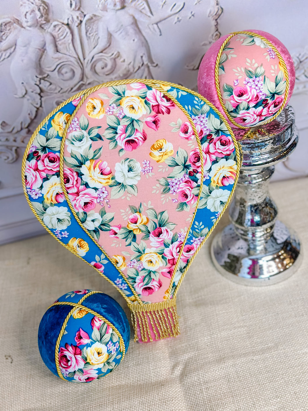 Floral Hot Air Balloon Wreath Attachment