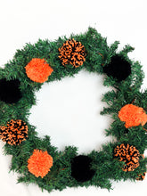 Load image into Gallery viewer, Black &amp; Orange Pom-pom Garlands
