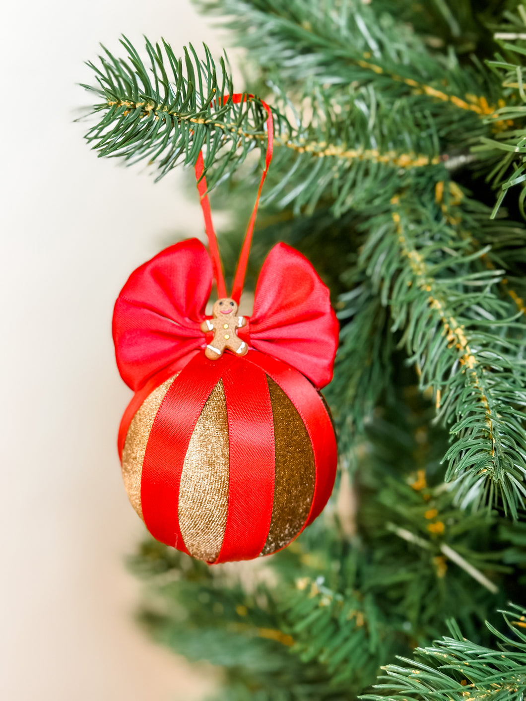 Gingerbread Red Society Baubles