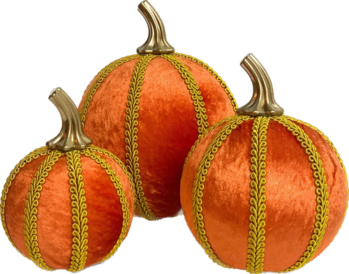 Orange Pumpkin Decoration - A Bauble Affair