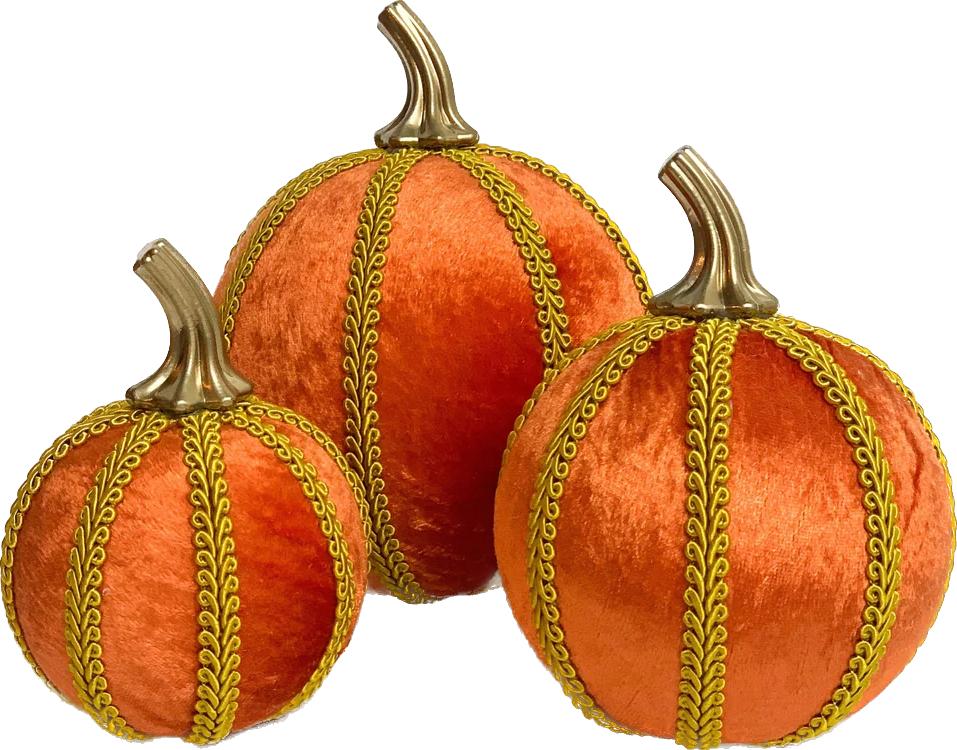 Orange Pumpkin Decoration - A Bauble Affair