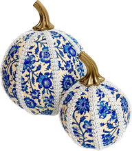 Load image into Gallery viewer, Dutch Blue Pumpkin Decoration
