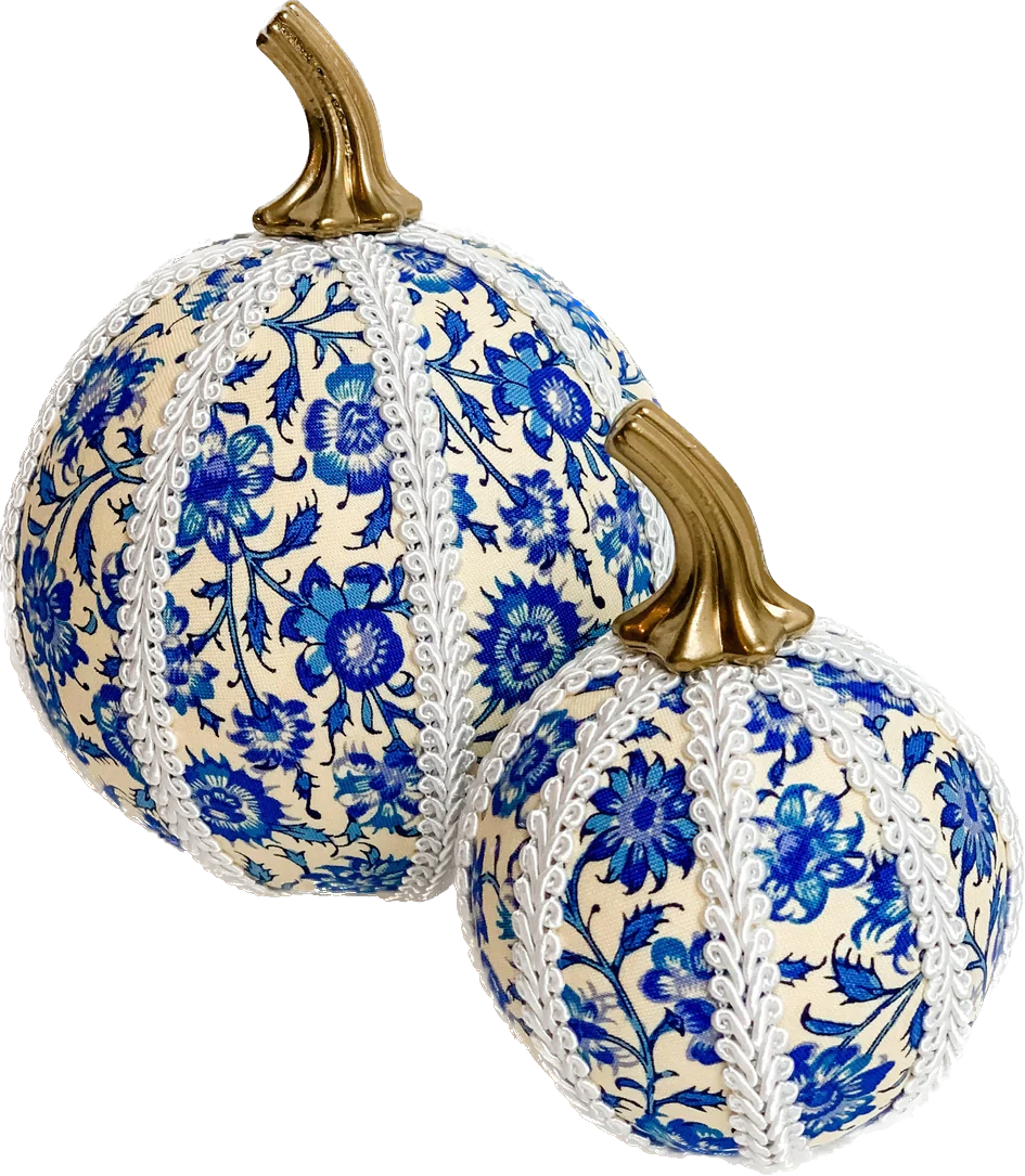 Dutch Blue Pumpkin Decoration