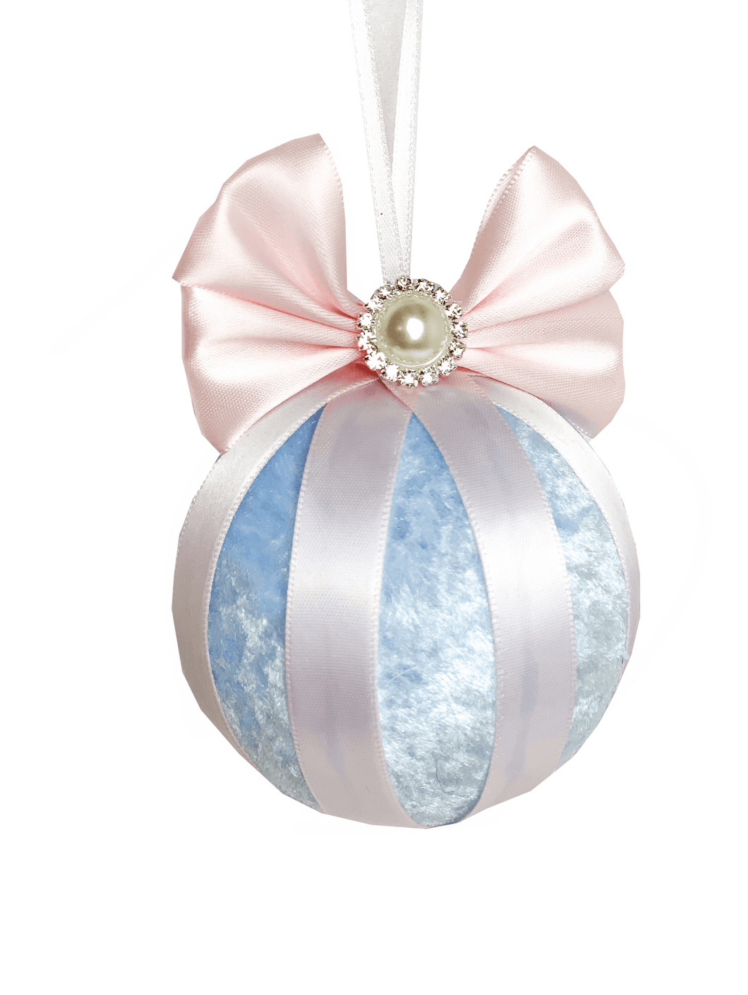 Pastel Blue & Pink Baubles - A Bauble Affair