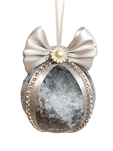 Load image into Gallery viewer, Silver Grey Baubles - A Bauble Affair
