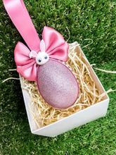 Load image into Gallery viewer, Sparkly Pink Easter Bunny Egg - Easter Gift Set - A Bauble Affair
