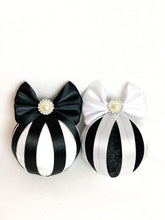 Load image into Gallery viewer, White &amp; Black Bauble - A Bauble Affair
