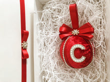 Load image into Gallery viewer, Personalised Large Red Bauble Gift Set - A Bauble Affair
