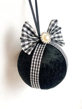 Load image into Gallery viewer, Farmhouse Black Gingham Baubles - A Bauble Affair
