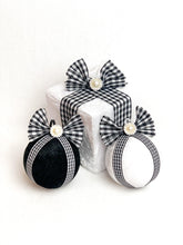 Load image into Gallery viewer, Farmhouse Black Gingham Baubles - A Bauble Affair
