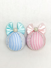 Load image into Gallery viewer, Pastel Blue &amp; Candy Cane Baubles - A Bauble Affair
