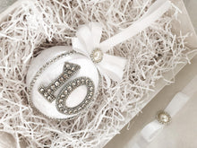 Load image into Gallery viewer, Anniversary Large White Bauble Gift Set - A Bauble Affair
