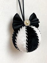 Load image into Gallery viewer, Candy Cane Black &amp; White Baubles - A Bauble Affair
