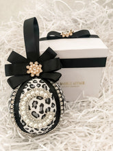 Load image into Gallery viewer, Personalised Snow Leopard Bauble Gift Set - A Bauble Affair
