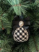 Load image into Gallery viewer, Personalised Gingham Checked Bauble Gift Set - A Bauble Affair
