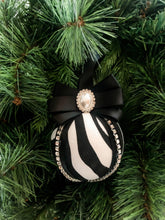 Load image into Gallery viewer, Zebra Print Baubles - A Bauble Affair
