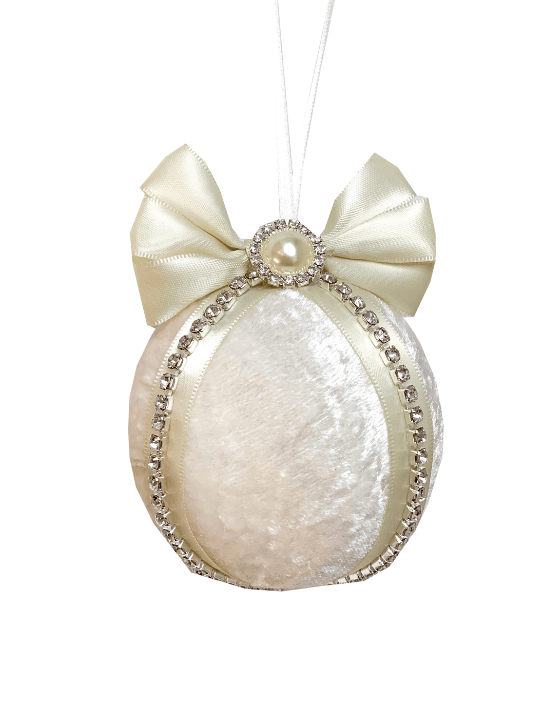 Ivory Cream Baubles - A Bauble Affair